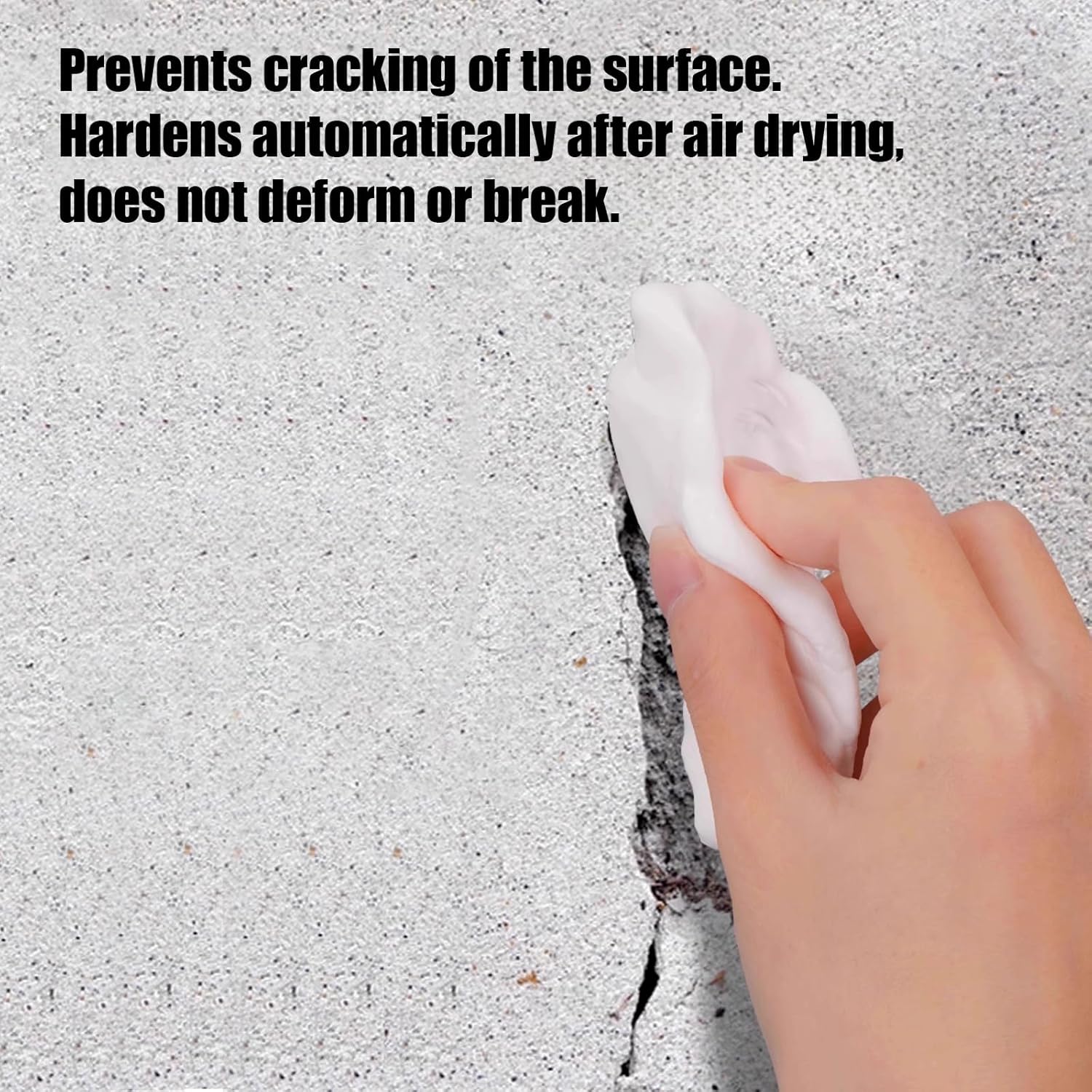 6 Pack Moldable Sealant Clay, White Fast Drying Sealant Mastic, Repair Sealing Putty for Drain Pipe Connections, Wall Holes, Air Conditioning Holes and Household Gap Filling.