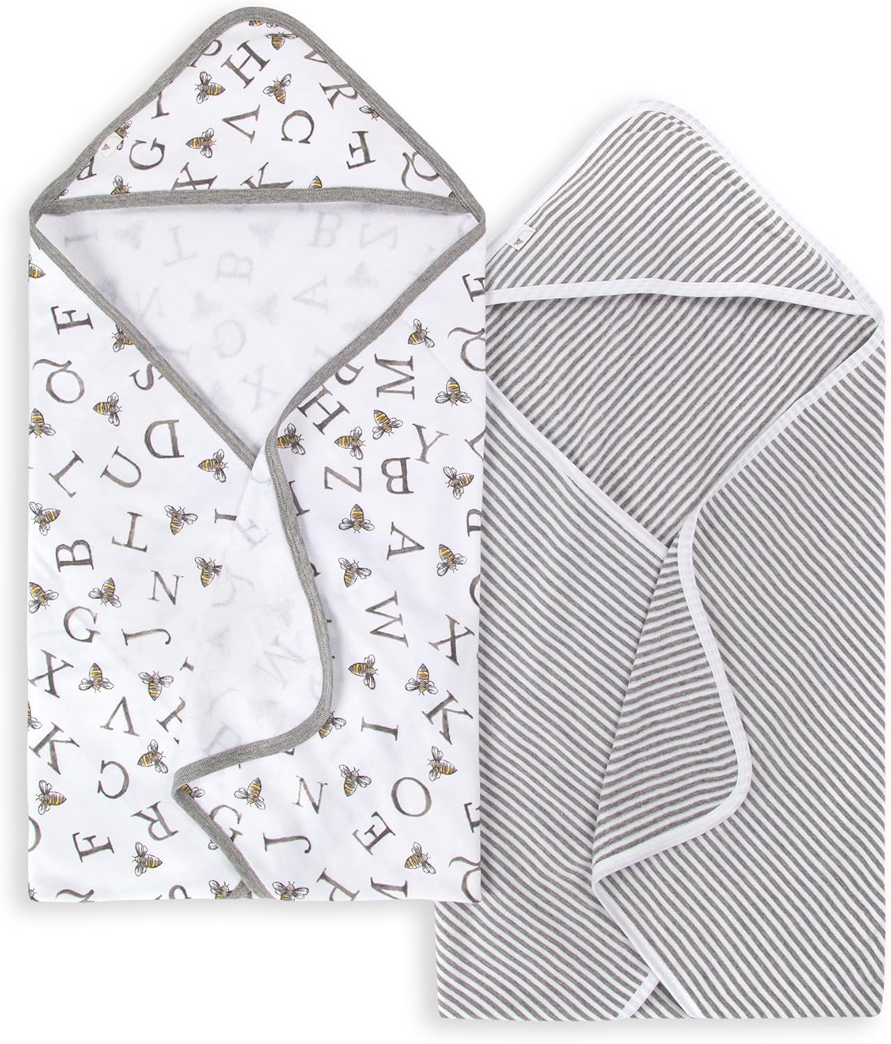 Burt's Bees Baby Infant Hooded Towels, Unisex Bath Essentials, 2-Pack