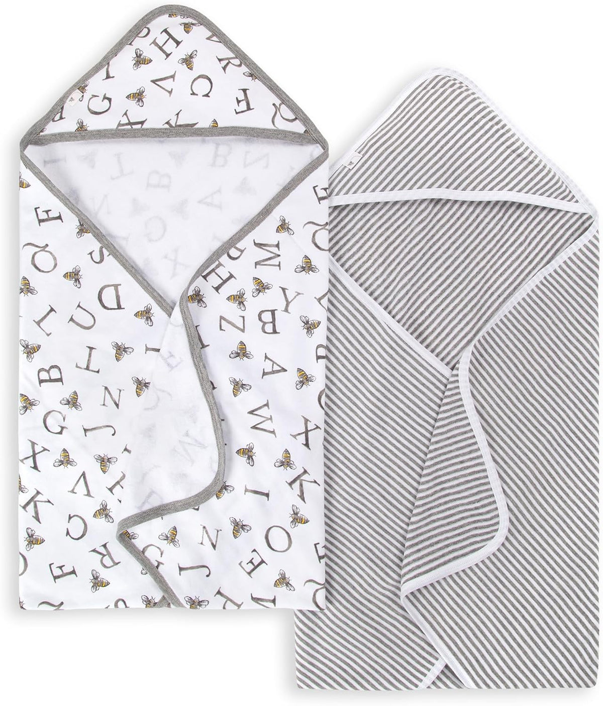 Burt's Bees Baby Infant Hooded Towels, Unisex Bath Essentials, 2-Pack