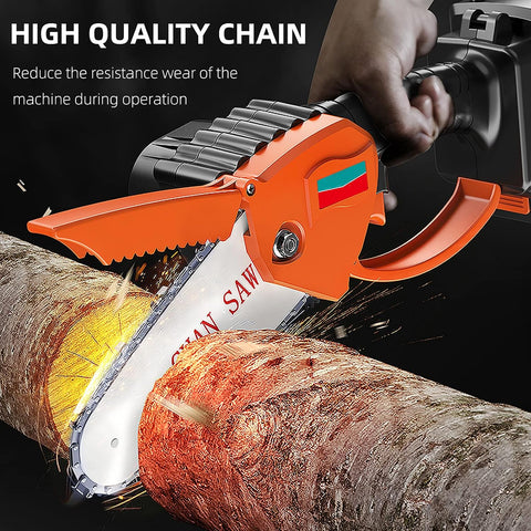 5 Pieces 6 Inch Mini Chainsaw Chain 37 Drive Links, 1/4"LP Pitch, .043" Gauge, Replacement Chains for 6-inch Cordless Portable Mini Chainsaw for Wood Branch Cutting