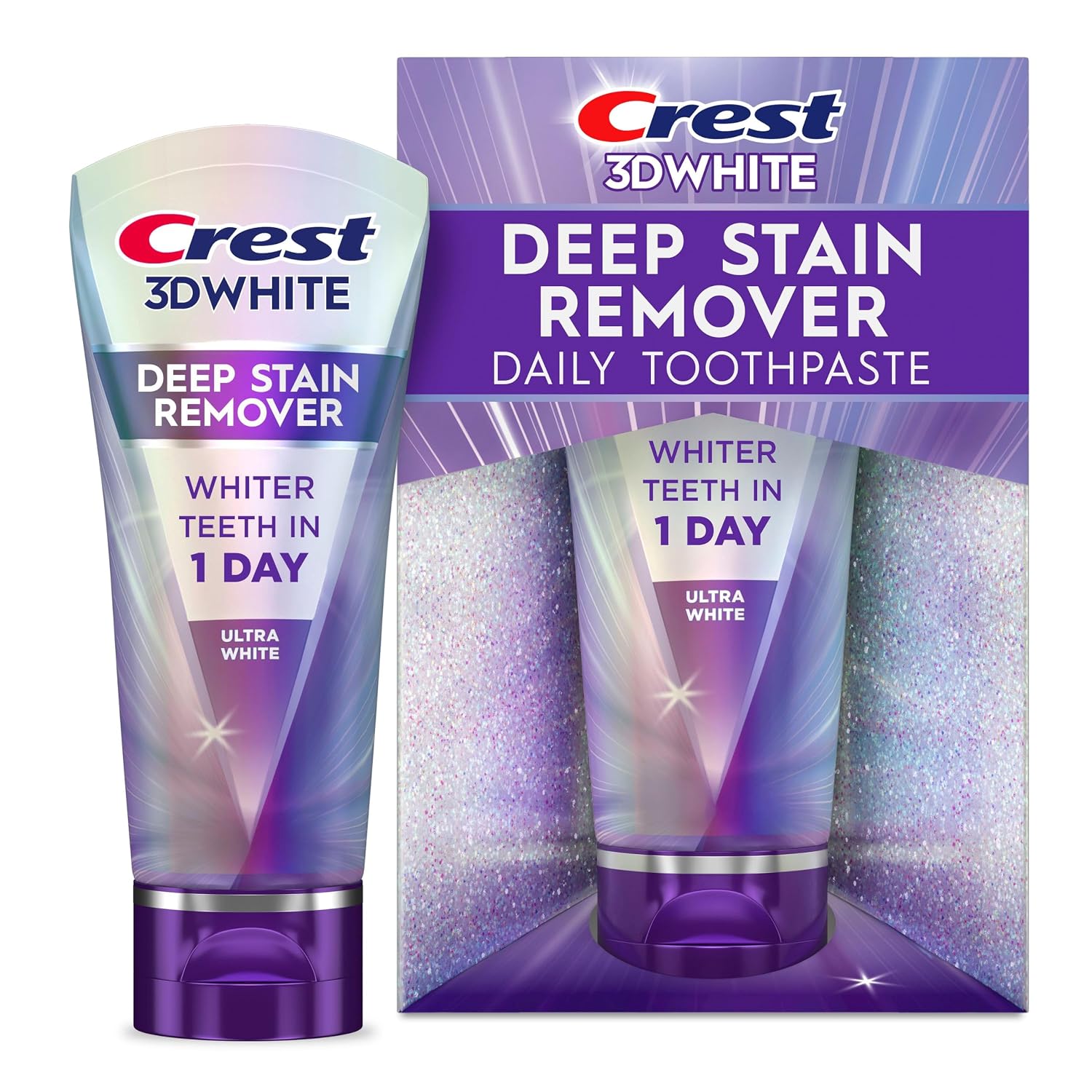 Crest 3DWhite Brilliance Deep Stain Remover Ultra White Toothpaste - 2.1oz