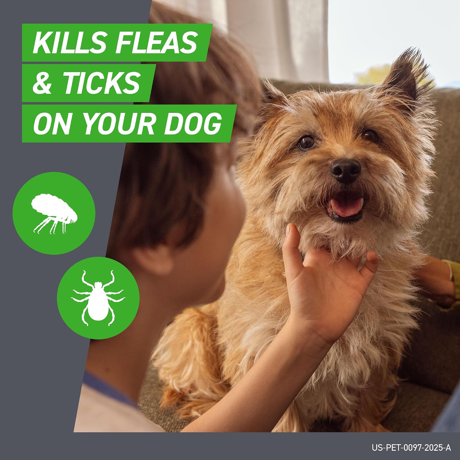 FRONTLINE Plus Flea & Tick Spot Treatment for Small Breed Dogs 5-22 lbs. (Orange) Count of 3
