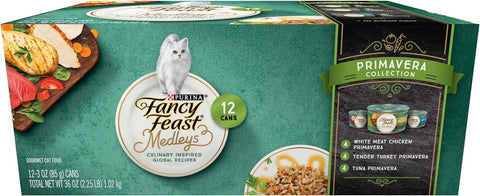 Purina Fancy Feast Medleys Primavera Wet Cat Food, 3 oz. Cans, 24 Pack