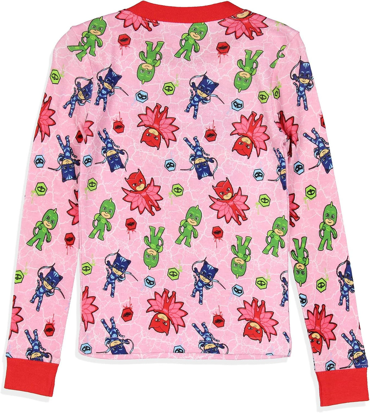 Toddler Girl's Pajamas Cartoon Character Tight Fit Long Sleeve Sleepwear 2 Piece Pajama Set