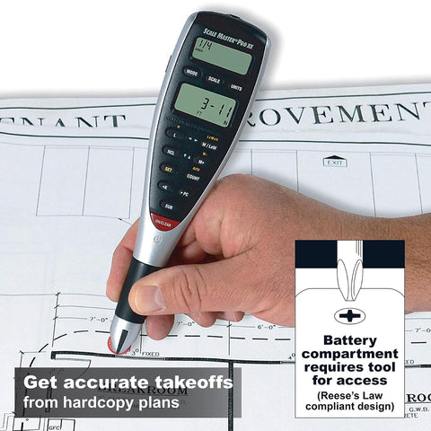 Calculated Industries 6135 Scale Master Pro XE Digital Plan Measure