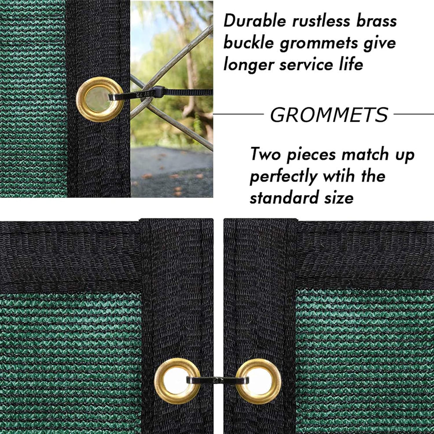 UPGRADE Privacy Fence Screen 3'x45' Dark Green Outdoor 90% Visibility Blockage 170 GSM Mesh Shade Cover Panels for Backyard,Balcony,Home Decoration with Zip Ties,Customized Avaliable