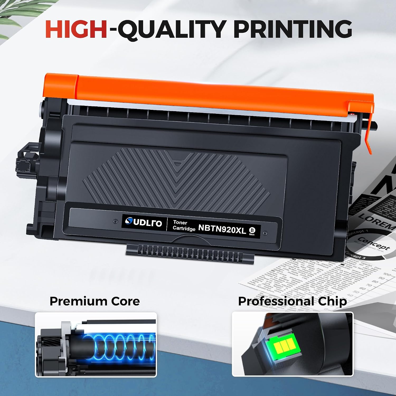 TN920XL Toner for Brother Printer Compatible for Brother TN920 TN920XL