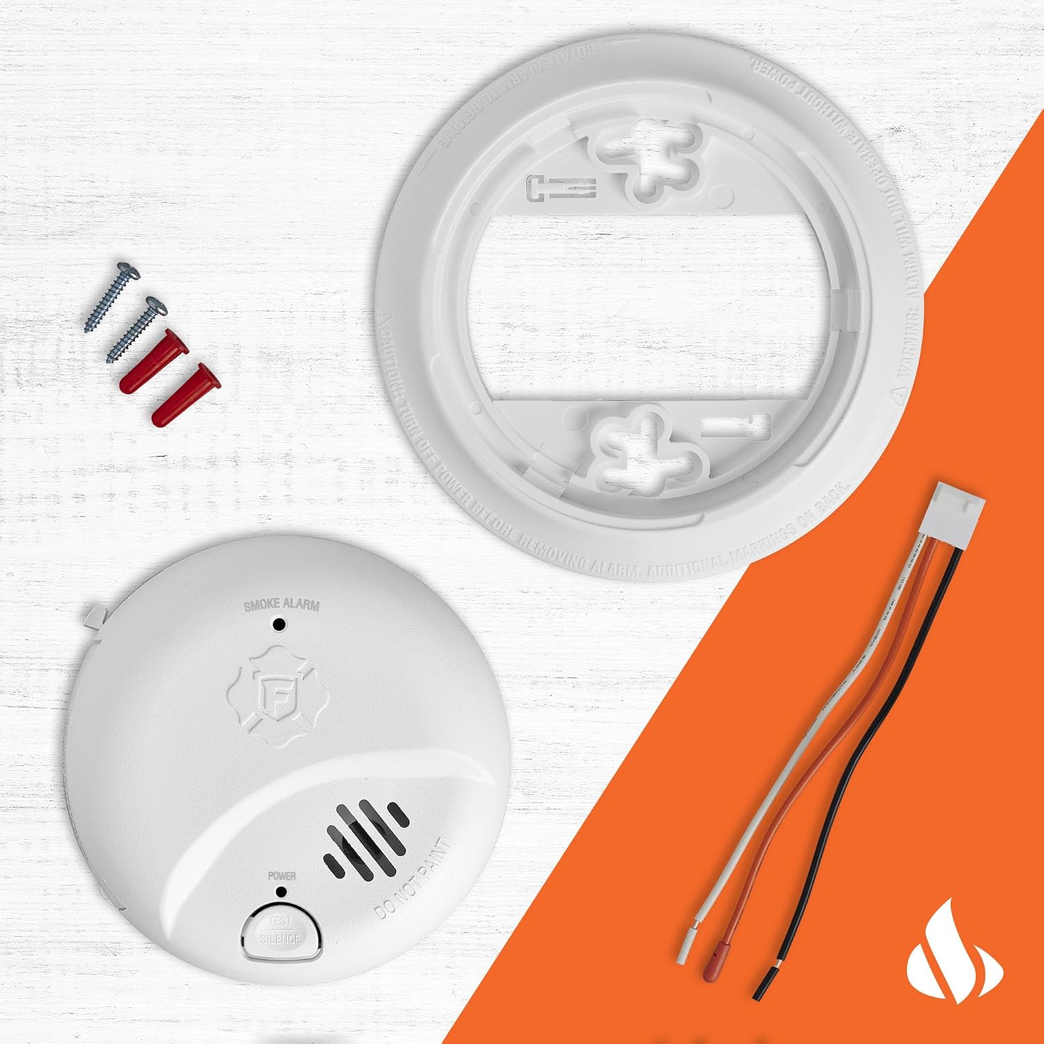 First Alert Hardwire Smoke Alarm with 10-Year Battery Backup