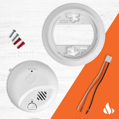 First Alert Hardwire Smoke Alarm with 10-Year Battery Backup