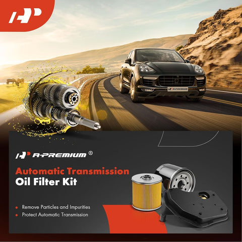 A-Premium Automatic Transmission Fluid Filter with Pan Gasket