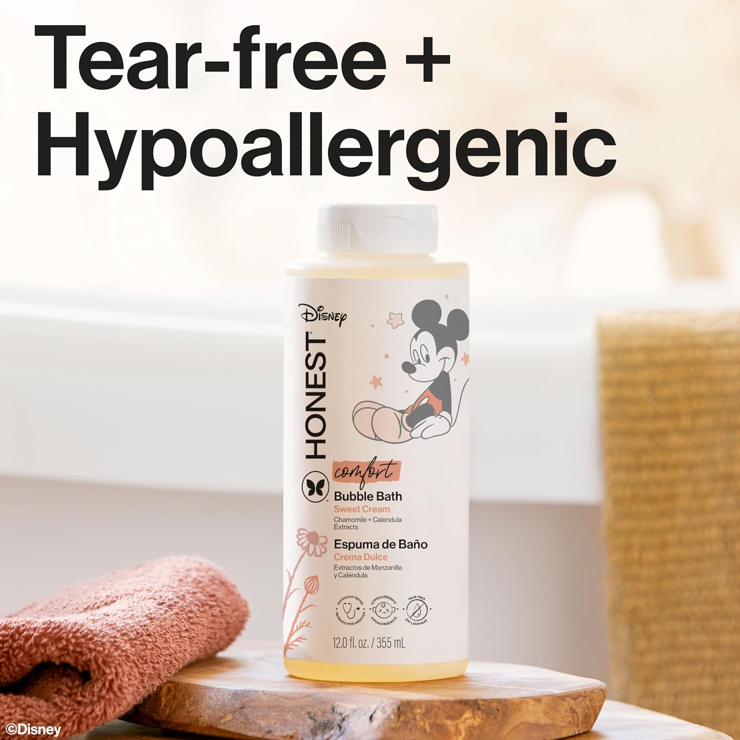The Honest Company Bubble Bath, Disney’s Mickey Mouse Comfort Sweet Cream