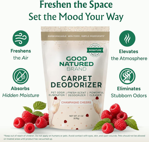 Good Natured Brand Carpet Deodorizer & Air Freshener Powder, 31oz