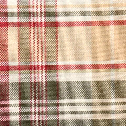 DII Give Thanks Plaid Fall Table Decor, Autumn & Thanksgiving Tabletop Linens, 70" Round Tablecloth