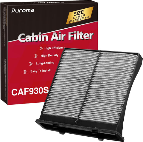 Puroma Cabin Air Filter Activated Carbon for CP930 CF10930 CAF1869P Subaru