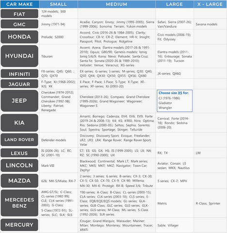 EzyShade Car Windshield Sun Shade. See Vehicle Size-Chart. Medium (M) Size