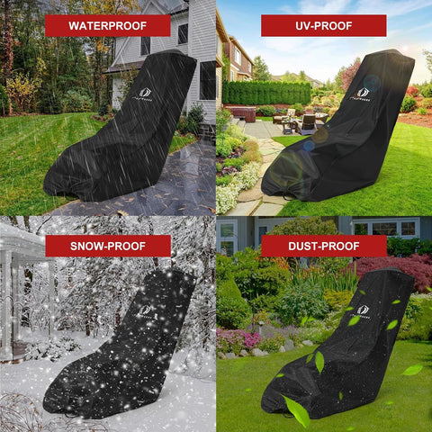 Push Lawn Mower Cover, Waterproof Lawnmower Covers for Outdoor