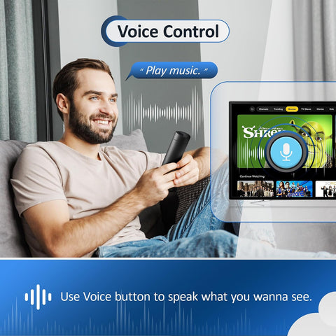 Replacement Voice Remote Fit for All Fire-Series TV Cube/FireStick, Compatible with FireStick 4K Max/4K/Fire Stick/Lite/HD, Fit for All Hisense, TCL, Insignia-Toshiba-Pioneer-Omni QLED Series