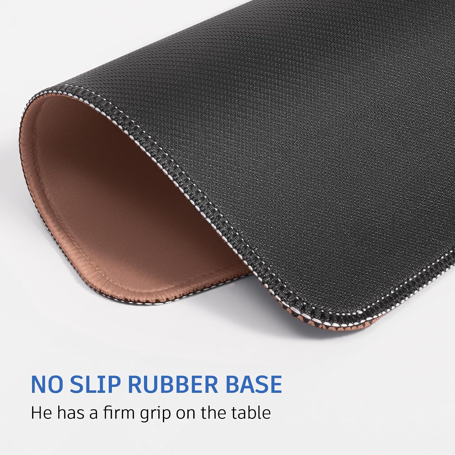 Brown Mouse Pad, 10.2 x 8.2Inch, Non-Slip Waterproof Rubber