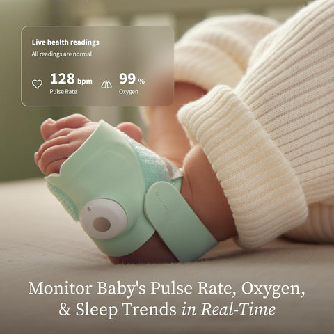 Owlet Dream Sock Smart Baby Monitor, Better Sleep for Baby & You