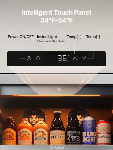 Ca'Lefort 24 inch 468 Can Beverage Refrigerator, Tall Beverage Fridge