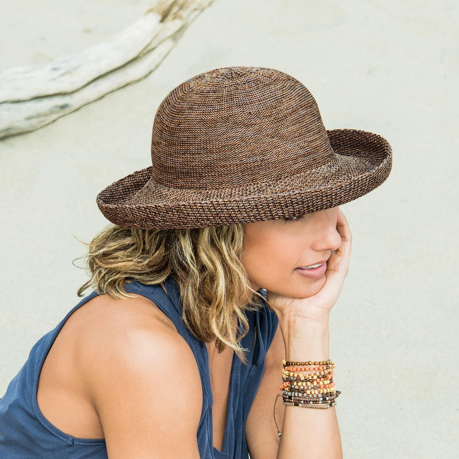 Wallaroo Women's Victoria Sun Hat | Packable Design, Adjustable Sizing, Sophisticated Style