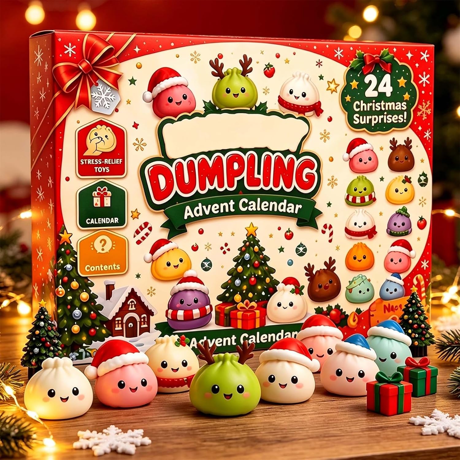 Christmas Squishies Advent Calendar 2026 Xmas Countdown Calendars for Adult