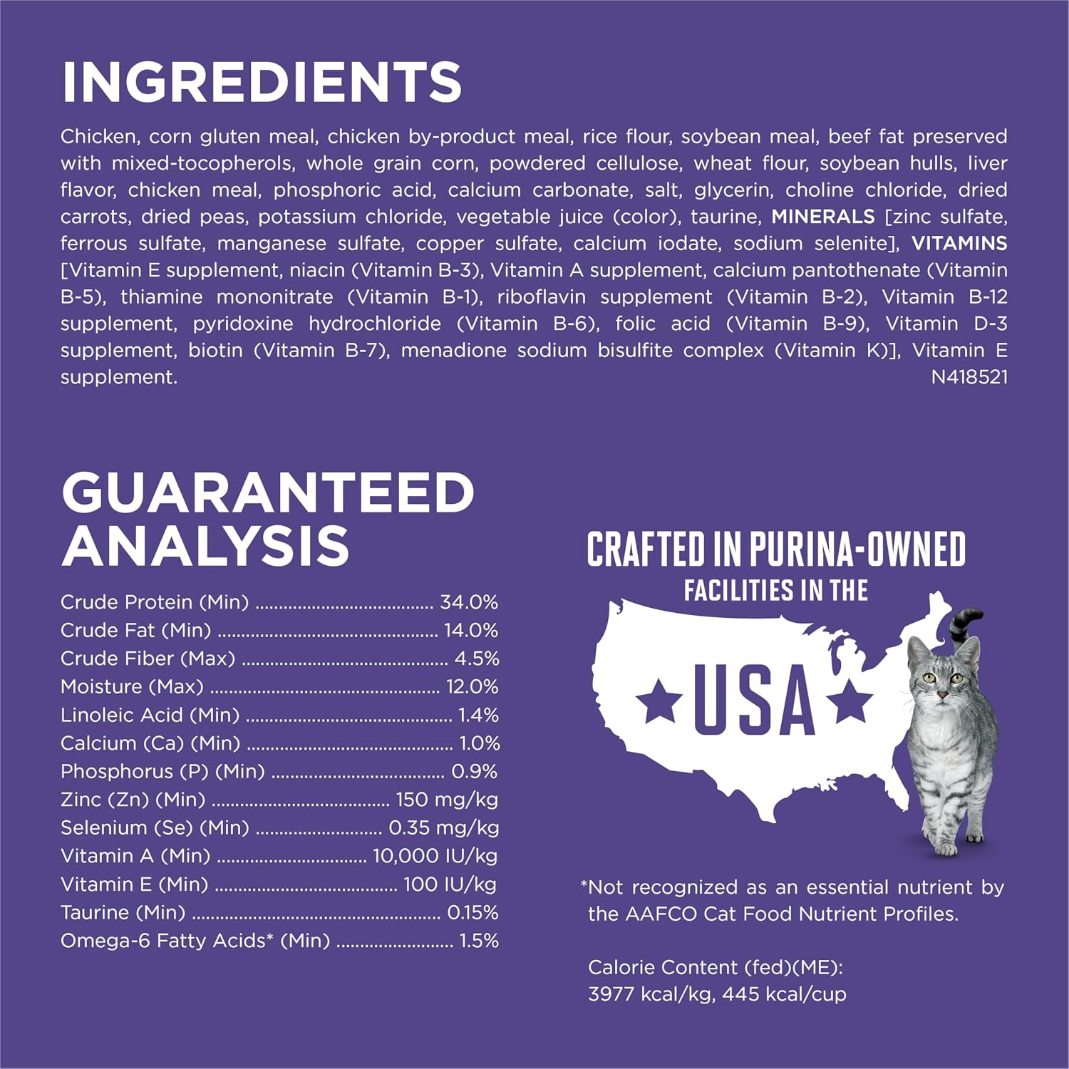 Purina ONE Natural Hairball Control Dry Cat Food, 7 lb Bag