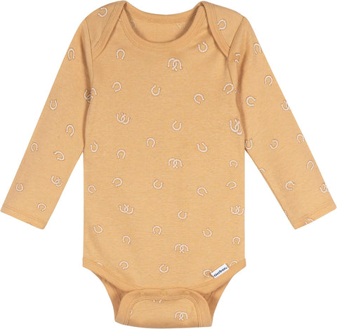 Gerber Baby Girls' 6-pack Long-sleeve Onesies Bodysuits