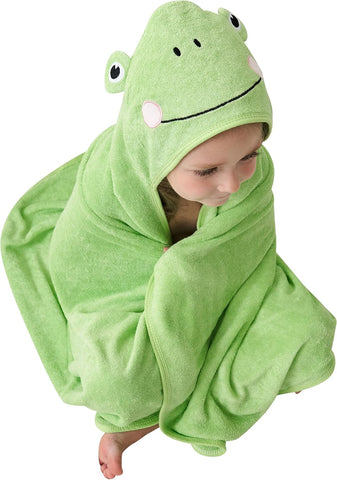 HIPHOP PANDA Ultra Soft Hooded Baby Towel - 2-Layer Thick 500GSM Absorbent