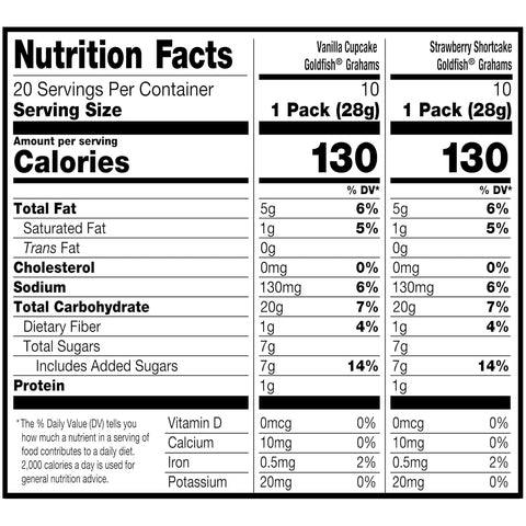 Goldfish Grahams Baked Graham Crackers Multipack, 20 Packs