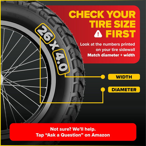 Ultraverse 20x4.0, 24x4.0, 26x4.0, 20x3.0, 26x3.0, 16x4.0/3.0, Inner Tubes