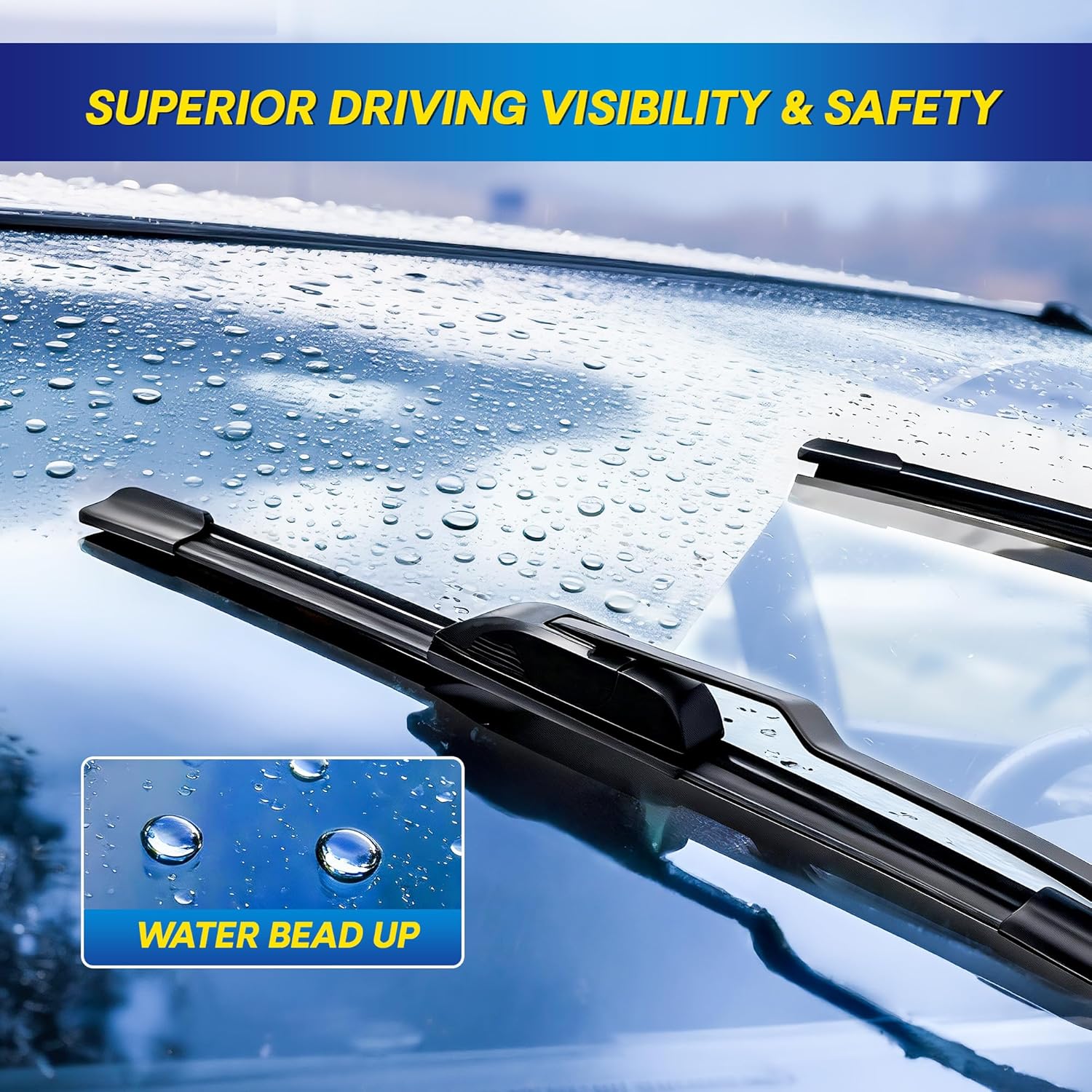 5 PLUS Silicone Windshield Wipers Fits Ford Expedition 2018-2024 (3 PACK)
