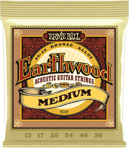 Ernie Ball Earthwood Medium Light 80/20 Bronze Acoustic Guitar Strings 3-pack, 12-54 Gauge (P03003)