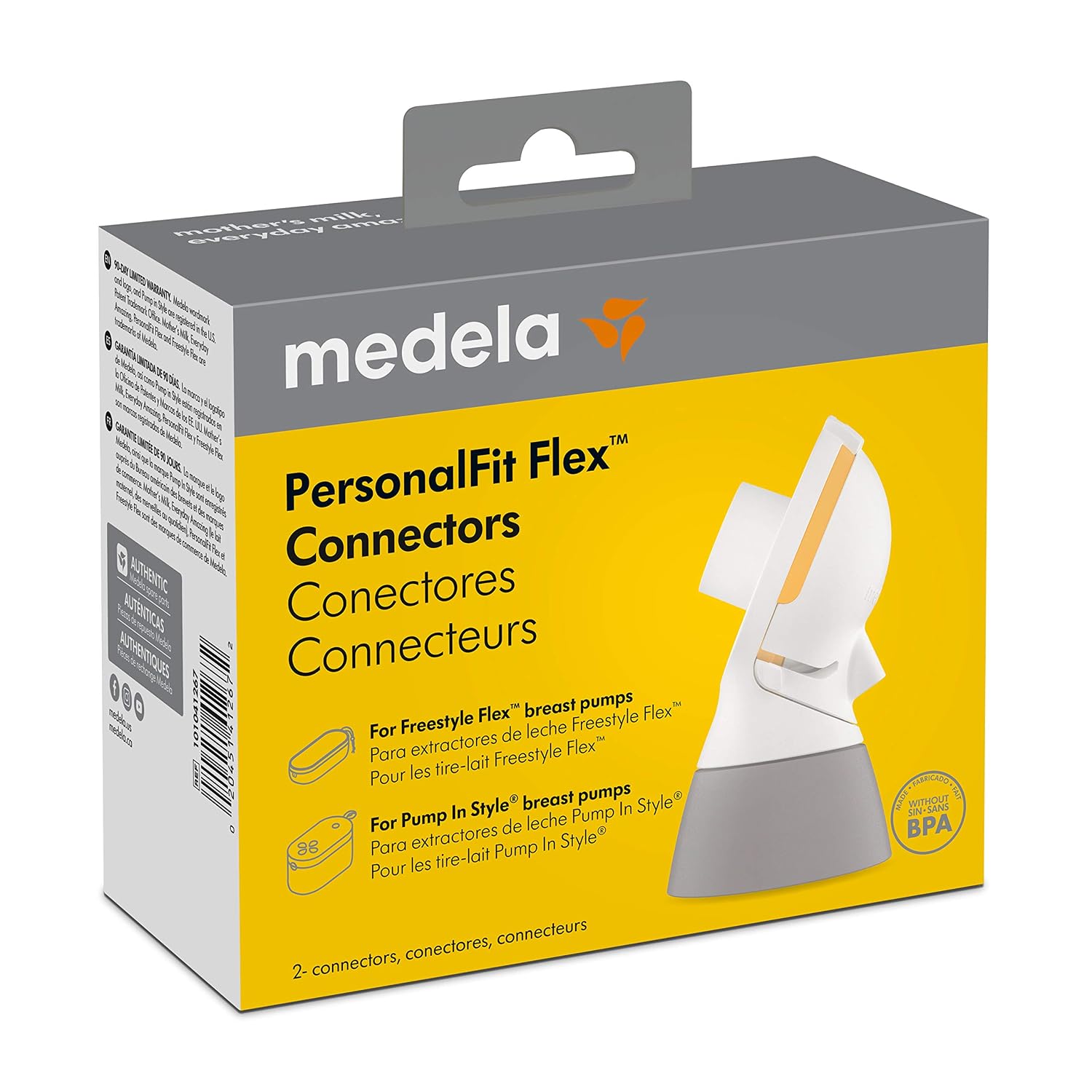 Medela PersonalFit Flex Connectors for Freestyle & Pump in Style | 2Ct