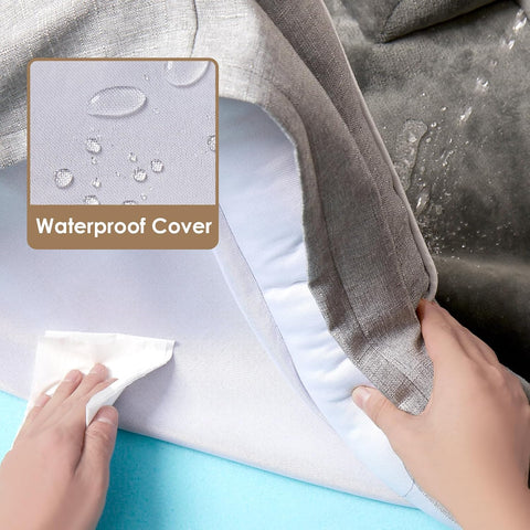 EHEYCIGA Orthopedic Extra Large Dog Bed, Waterproof Washable XL Pet Bed 44"