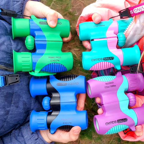 Binoculars for Kids 8x21 High-Resolution - Kids Binoculars Gift Set for Boys & Girls, Shockproof & Compact for Bird Watching, Travel, Hiking, Camping, Hunting, Children Outdoor Gear