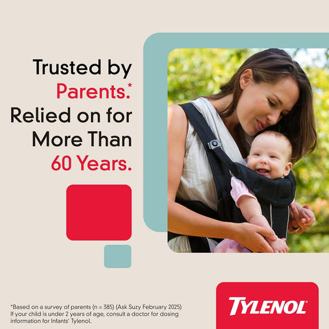 Infants' Tylenol Acetaminophen Oral Suspension, Dye-Free Apple, 2 fl. oz