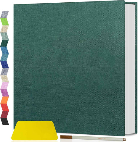 Popotop Photo Album Self Adhesive Scrapbook Album for 4x6 5x7 8x10 Pictures DIY Photo Book as Scrapbooking Supplies Kits, Birthday Gifts for Women Mom Wedding Baby Family Travel