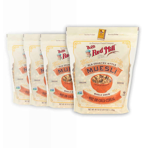 Bob's Red Mill Old Country Style Muesli, 40oz (4 Pack)