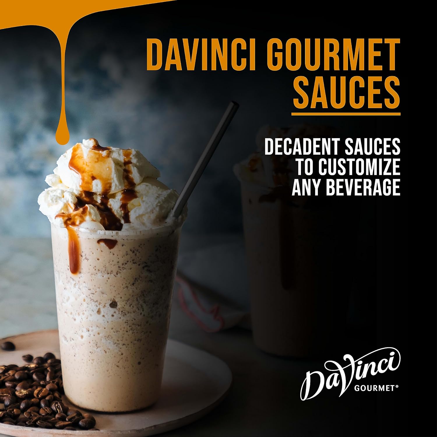 DaVinci Gourmet White Chocolate Sauce, 128 Fluid Ounces (Pack of 1)