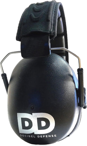 DECIBEL DEFENSE Ear Protection, 37 dB NRR Ear Muffs (EXTRA LARGE)