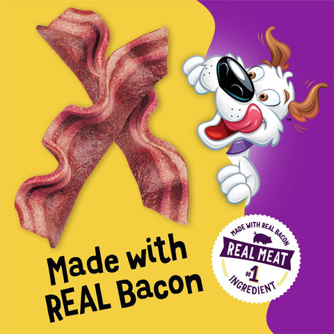 Purina Beggin' Strips Dog Treats, Original with Bacon, (2) 26 oz Pouches