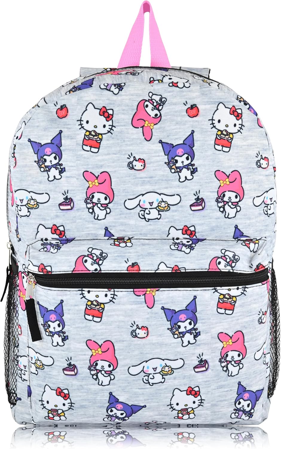 Sanrio Hello Kitty Backpack for Girls, Boys, Adults, Toddler Backpack | Hello Kitty and Friends Backpack for School | 16" Small Kids Bookbag Knapsack for Girls, Boys | Hello Kitty Bag Cute Backpack