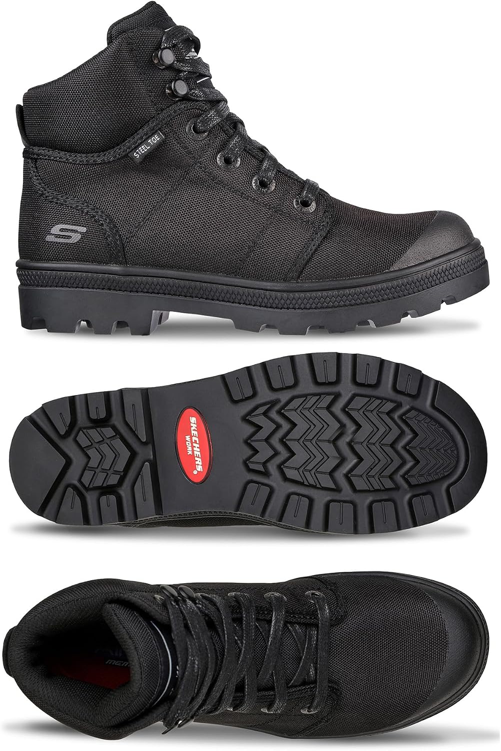 Skechers Women's Rotund Darragh Work Lace-Up Safety Toe Boots