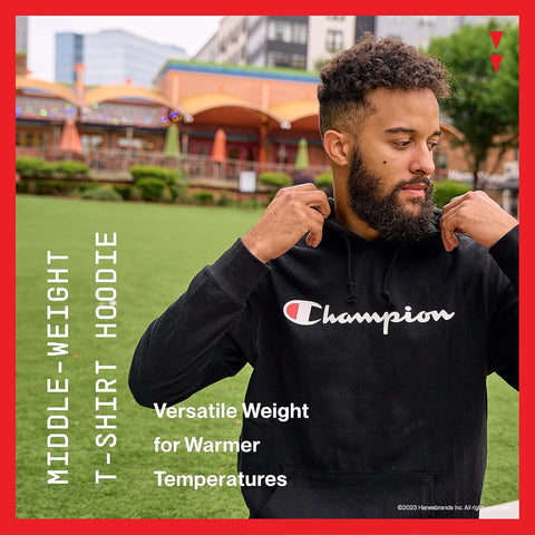 Champion Men's Long Sleeve T-shirt Hoodie (Retired Colors)
