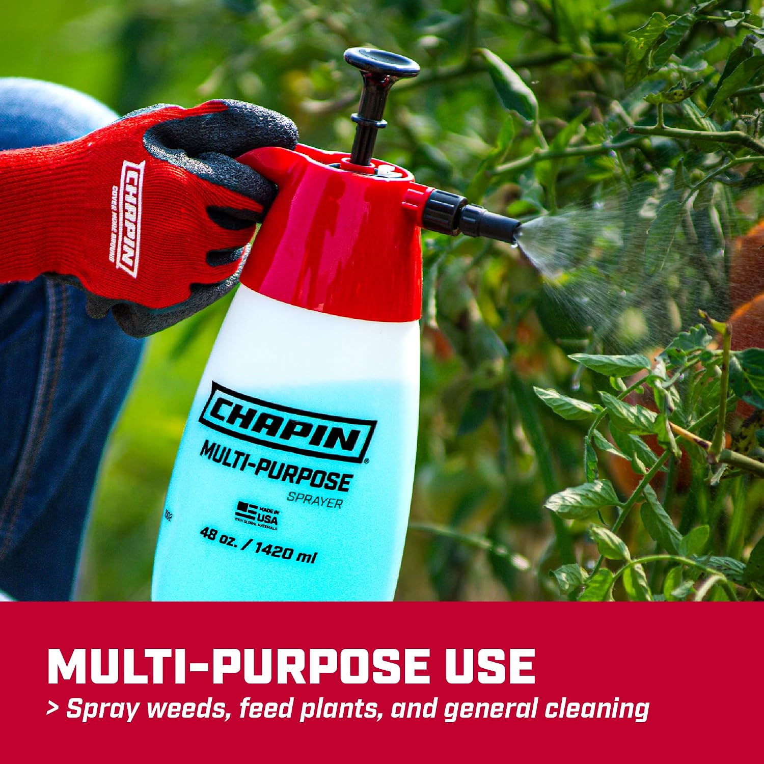 CHAPIN 1002 48-Oz Hand Pump Sprayer for Lawn, Garden & Weed Control