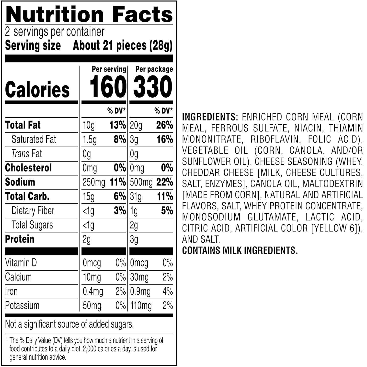 Cheetos Cheese Flavored Snacks, Crunchy, 2 Ounce (Pack of 64)