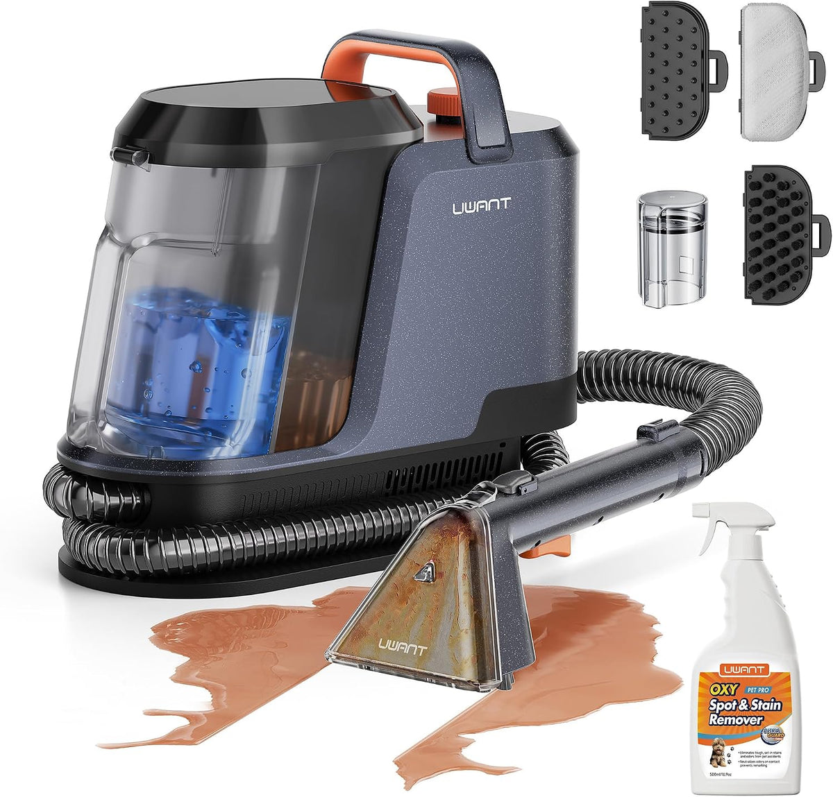 Uwant 18Kpa Carpet Cleaner Machine with Pet Pro Cleaner&Tools Set of 1