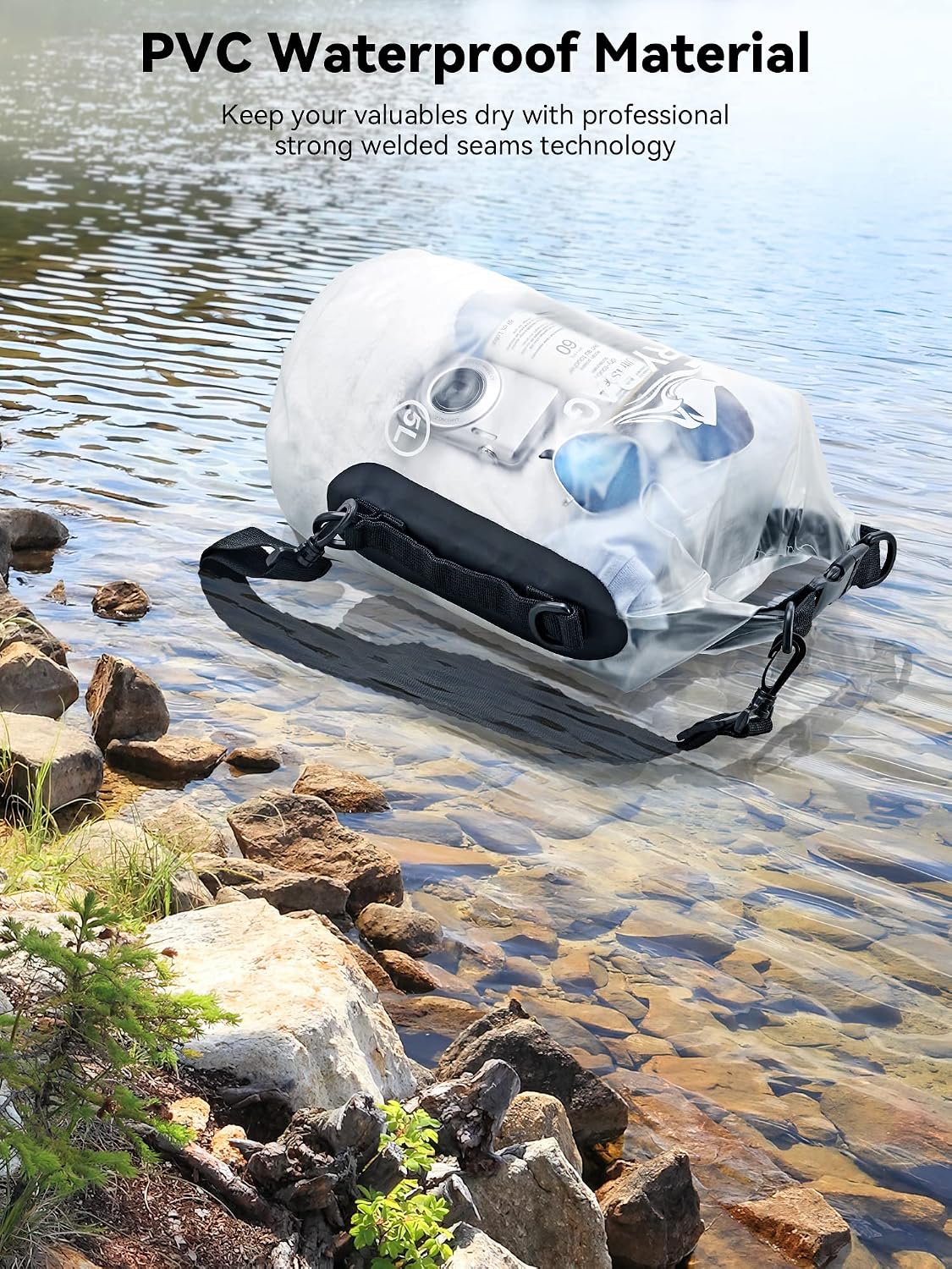 HEETA Dry Bag Waterproof Backpack with Phone Case 5L/10L/20L/30L/40L