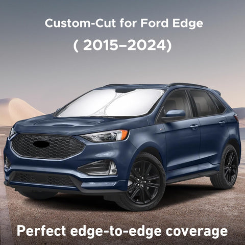 EcoNour Windshield Sunshade Compatible for Ford Edge 2015-2022 2023 2024